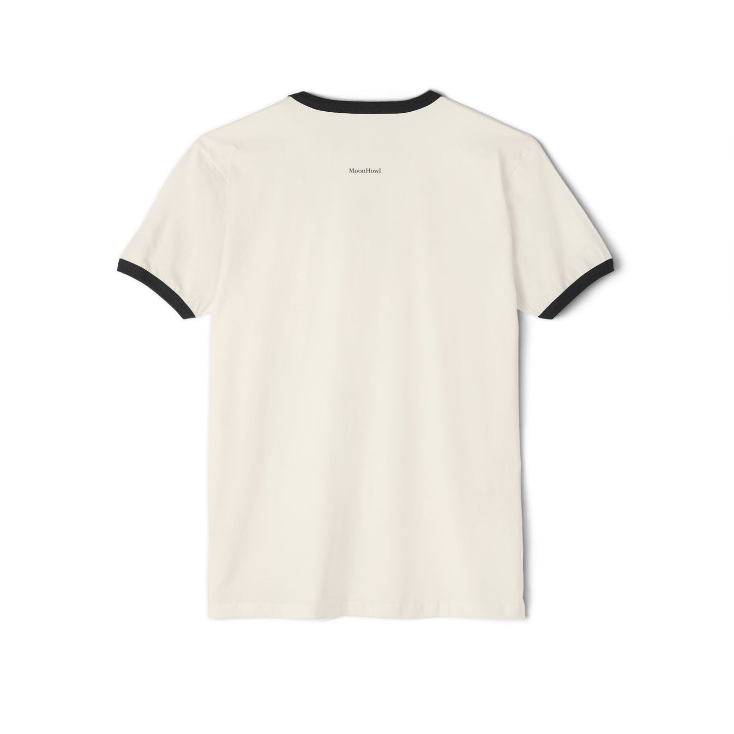 Unisex cotton ringer tee with Icon