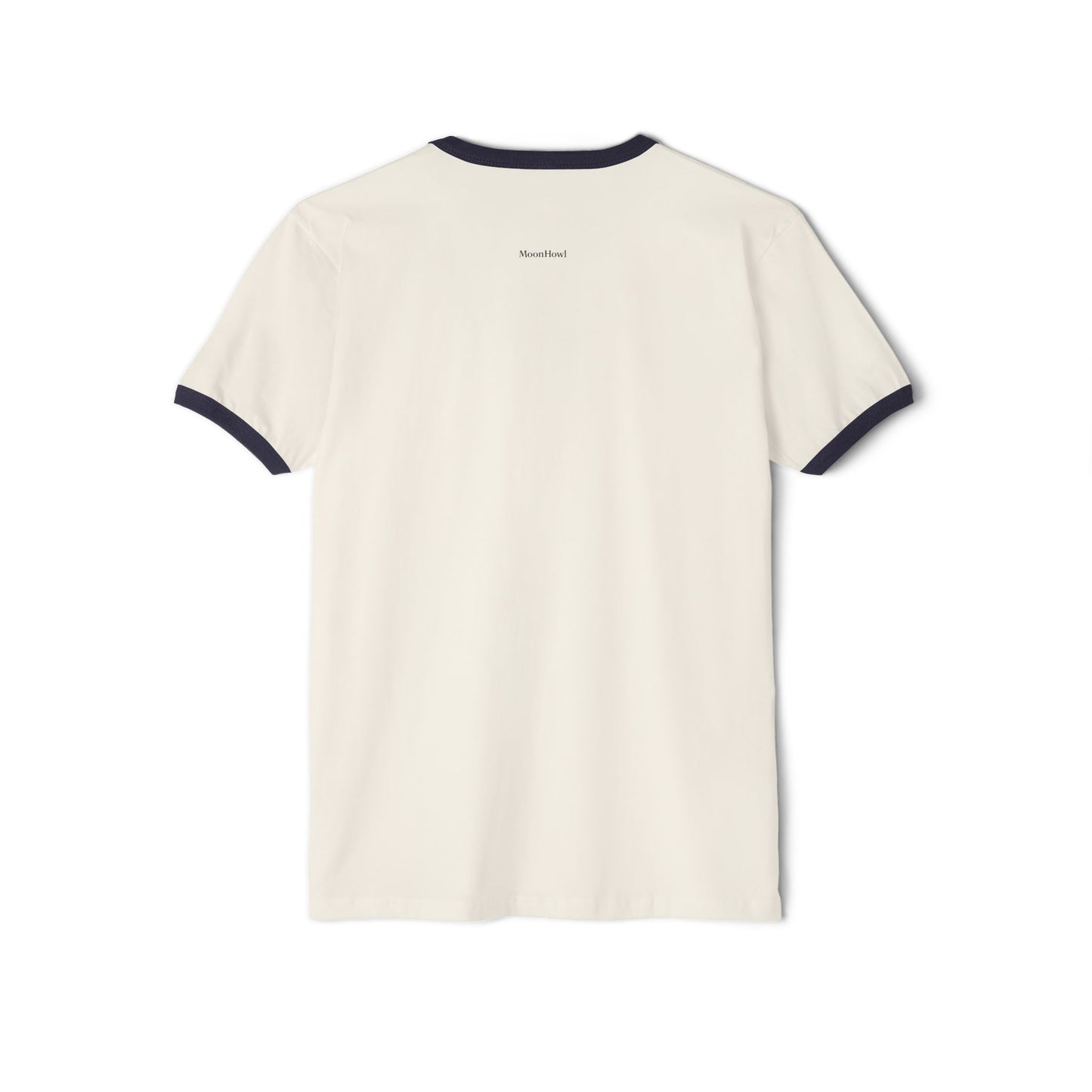 Unisex cotton ringer tee with Icon
