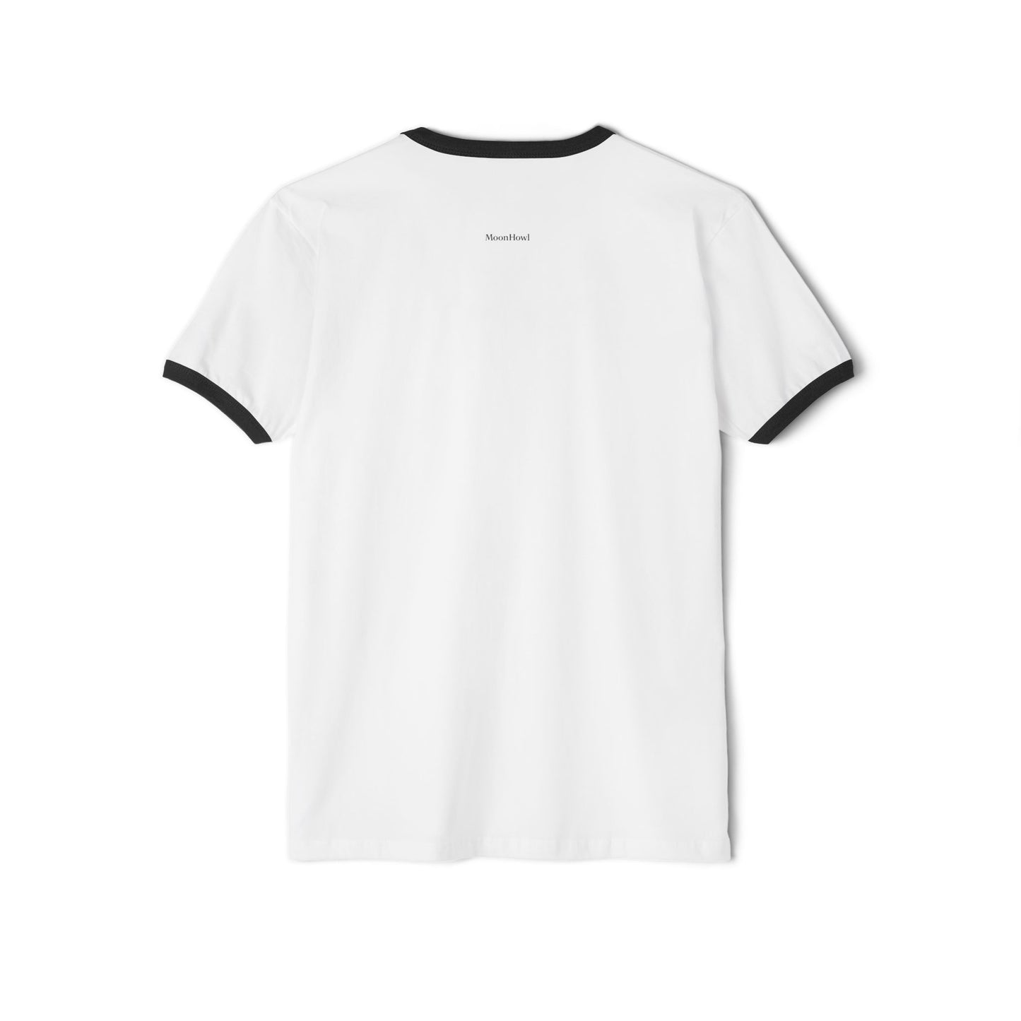 Unisex cotton ringer tee with Icon